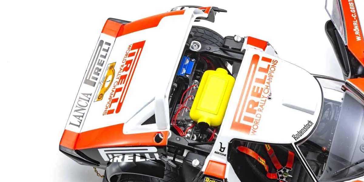 KYOSHO DIE CAST KS08130D - Kyosho 1:18 Lancia Stratos HF S.Munari Winner Monte Carlo1977 Nr.1