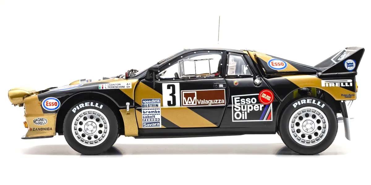 KYOSHO DIE CAST KS08306H - Kyosho 1:18 Lancia Rally 037 F.Tabaton Targa Florio 1985 Esso Nr.3