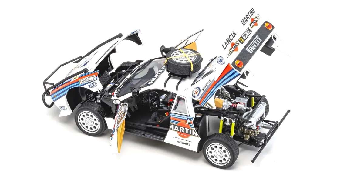 KYOSHO DIE CAST KS08306J - Kyosho 1:18 Lancia Rally 037 A.Bettega Safari Rally 1985 Nr.8