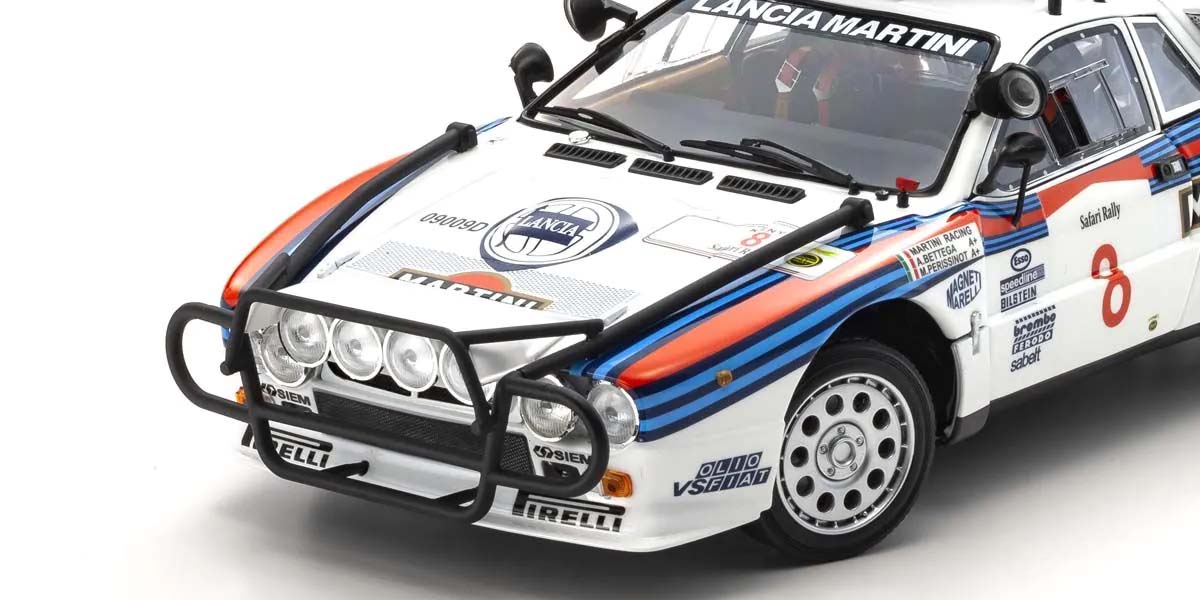 KYOSHO DIE CAST KS08306J - Kyosho 1:18 Lancia Rally 037 A.Bettega Safari Rally 1985 Nr.8