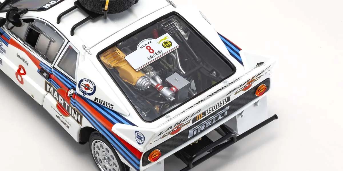 KYOSHO DIE CAST KS08306J - Kyosho 1:18 Lancia Rally 037 A.Bettega Safari Rally 1985 Nr.8