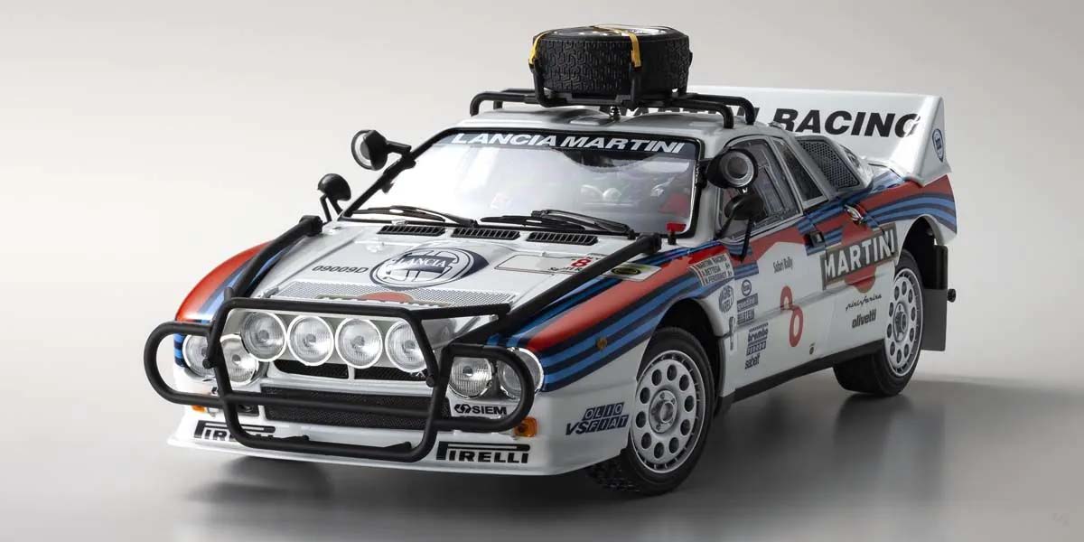 KYOSHO DIE CAST KS08306J - Kyosho 1:18 Lancia Rally 037 A.Bettega Safari Rally 1985 Nr.8