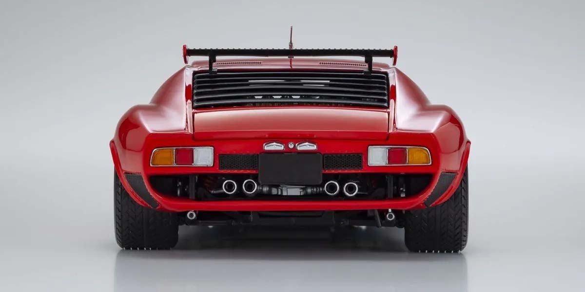 KYOSHO DIE CAST KS08319R - Kyosho 1:18 Lamborghini Miura SV 1970 Red-Black