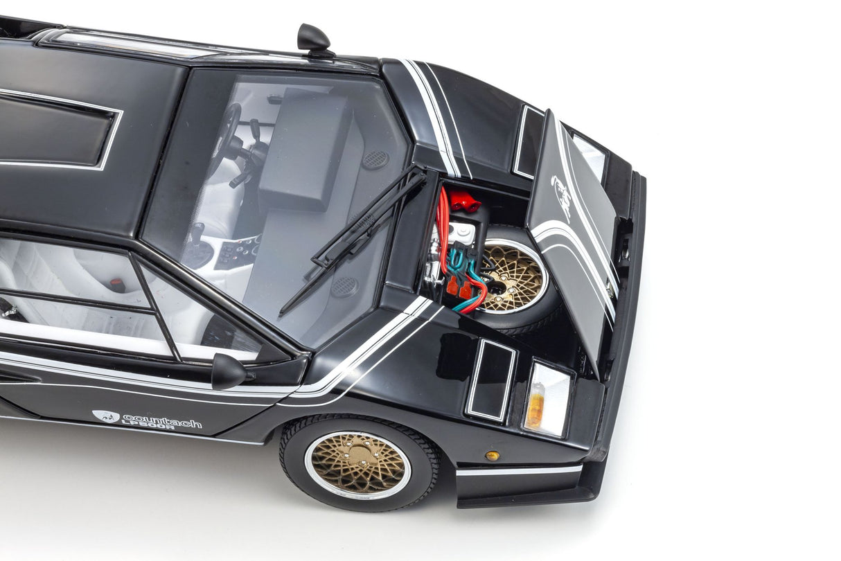 KYOSHO DIE CAST KS08320C - Kyosho 1:18 Lamborghini Countach LP500R Black-White
