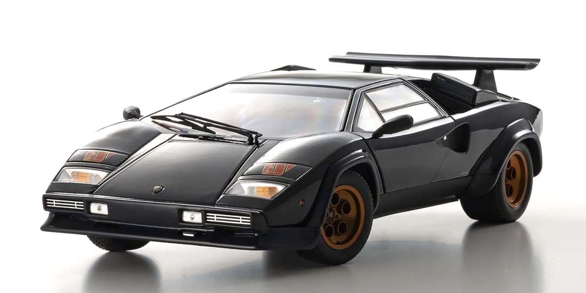 KYOSHO DIE CAST KS08320D - Kyosho 1:18 Lamborghini Countach LP500S Walter Wolf 1982 Dark Blue