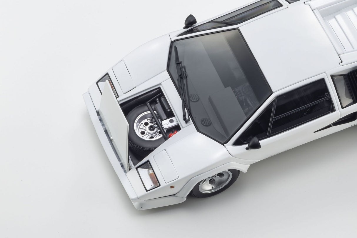 KYOSHO DIE CAST KS08320WFL - Kyosho 1:18 Lamborghini Countach LP400 S White