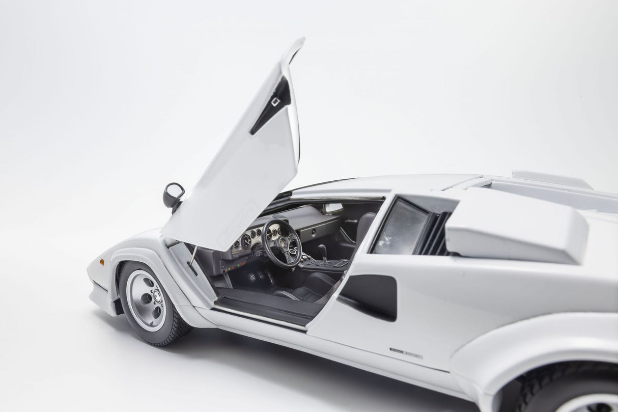 KYOSHO DIE CAST KS08320WFL - Kyosho 1:18 Lamborghini Countach LP400 S White