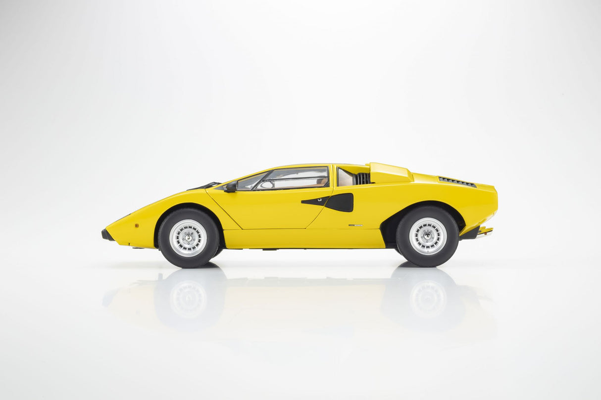 KYOSHO DIE CAST KS08321YT - Kyosho 1:18 Lamborghini Countach LP400 1974 Yellow