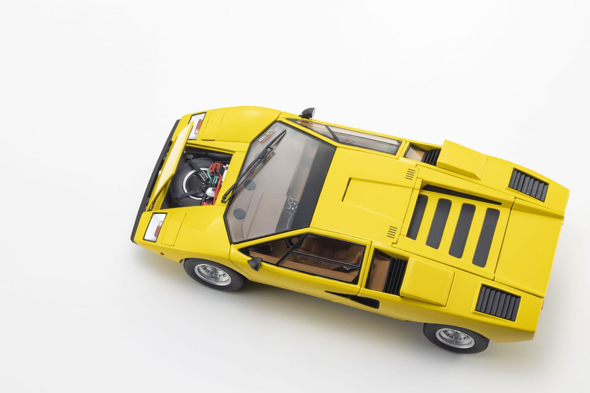 KYOSHO DIE CAST KS08321YT - Kyosho 1:18 Lamborghini Countach LP400 1974 Yellow