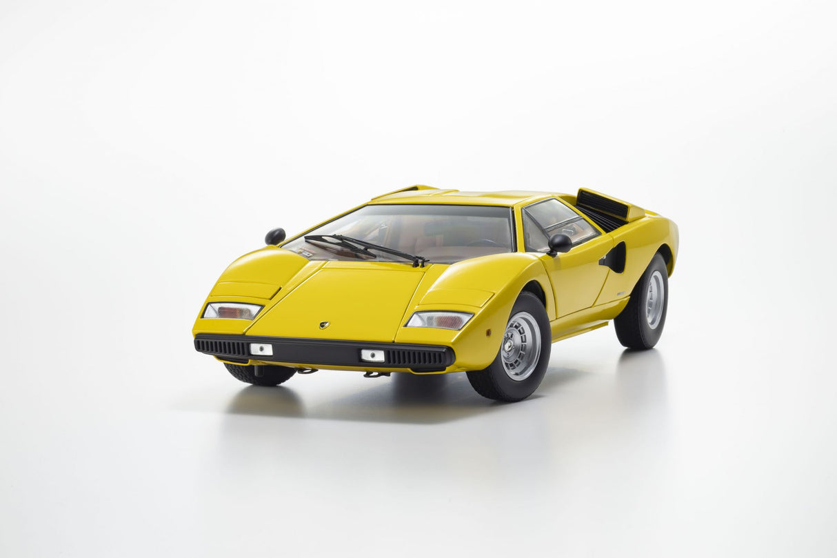 KYOSHO DIE CAST KS08321YT - Kyosho 1:18 Lamborghini Countach LP400 1974 Yellow