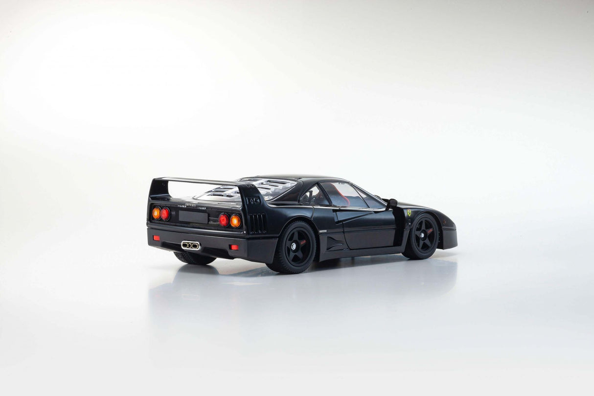 KYOSHO DIE CAST KS08416BK - Kyosho 1:18 Ferrari F40 Black 1987 Die-Cast Collection