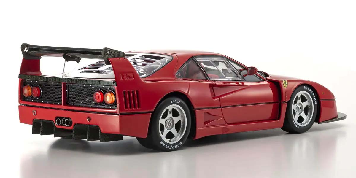 KYOSHO DIE CAST KS08602CR - Kyosho 1:12 Ferrari F40 Competizione 1989 Red