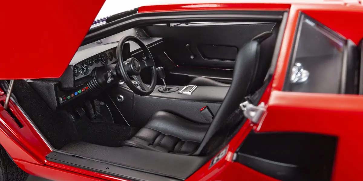 KYOSHO DIE CAST KS08611R - Kyosho 1:12 Lamborghini Countach LP400 1974 Red