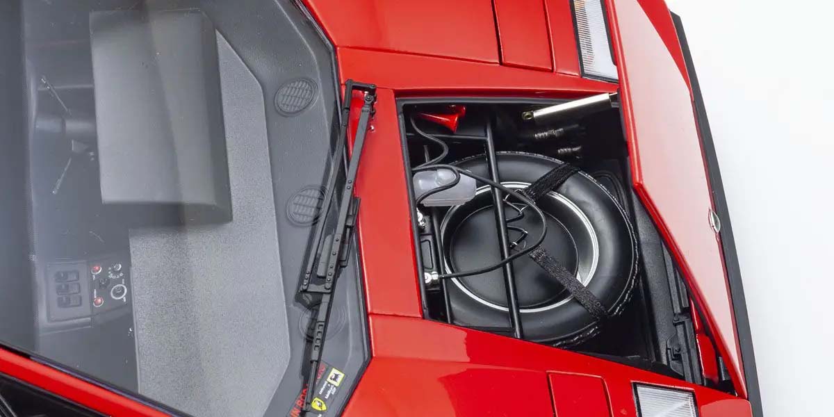 KYOSHO DIE CAST KS08611R - Kyosho 1:12 Lamborghini Countach LP400 1974 Red