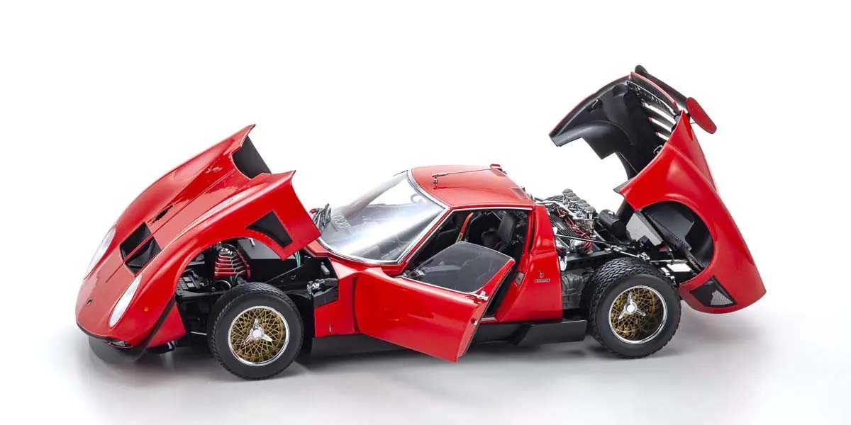 KYOSHO DIE CAST KS08625R - Kyosho 1:12 Lamborghini Miura SVR 1970 Red