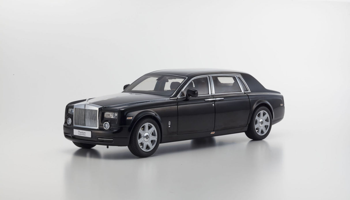 KYOSHO DIE CAST KS08841DBK2 - Kyosho 1:18 Rolls-Royce Phantom EWB 2012 Diamond Black