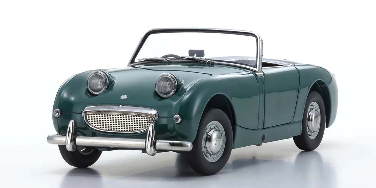 KYOSHO DIE CAST KS08953LG - Kyosho 1:18 Austin Healey Sprite 1958 Leaf Green