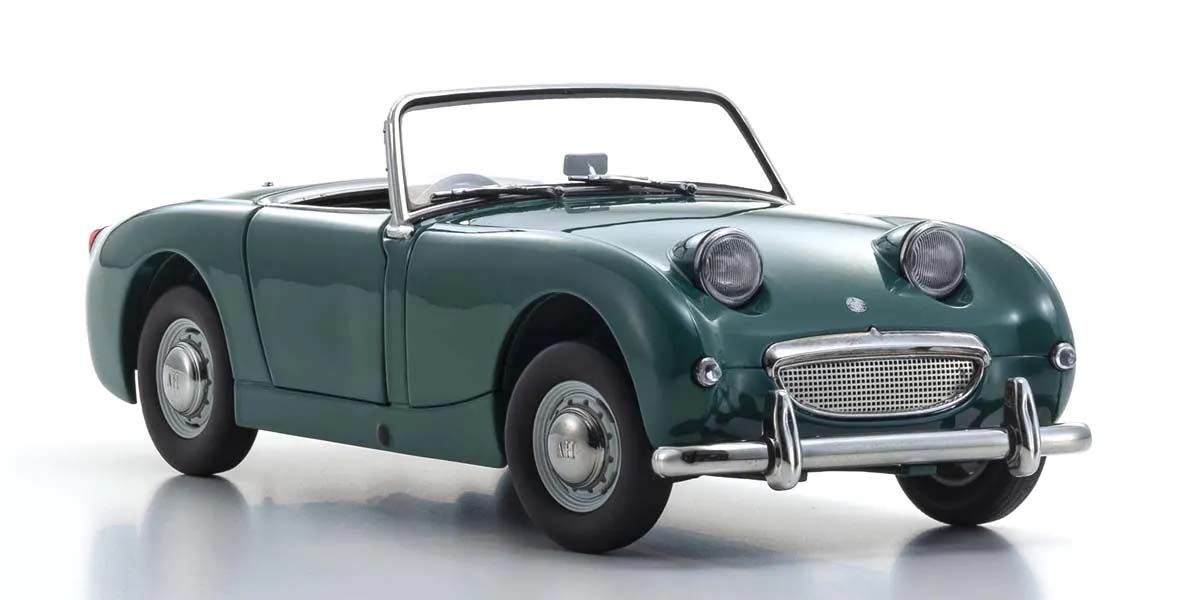 KYOSHO DIE CAST KS08953LG - Kyosho 1:18 Austin Healey Sprite 1958 Leaf Green