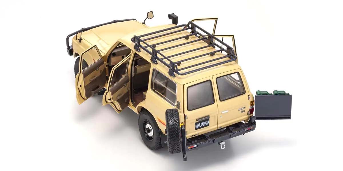 KYOSHO DIE CAST KS08956XBE - Kyosho 1:18 Toyota Land Cruiser 60 1980 Beige