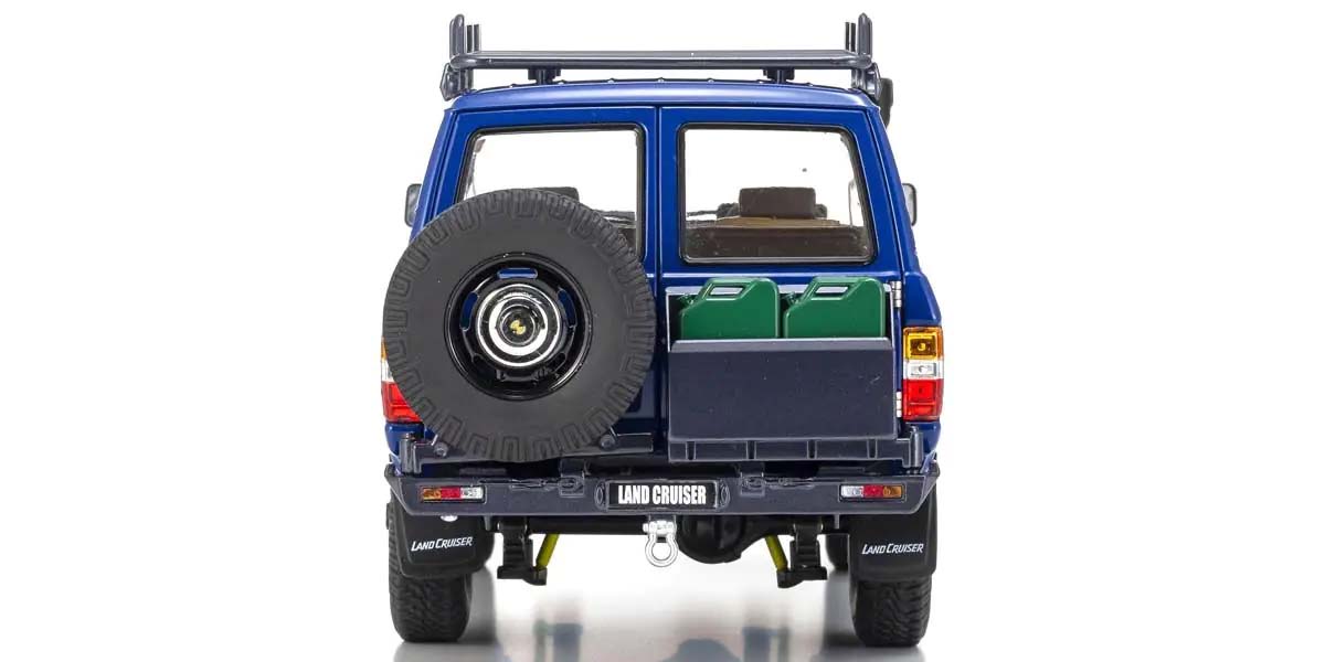 KYOSHO DIE CAST KS08956XBL - Kyosho 1:18 Toyota Land Cruiser 60 1980 Blue