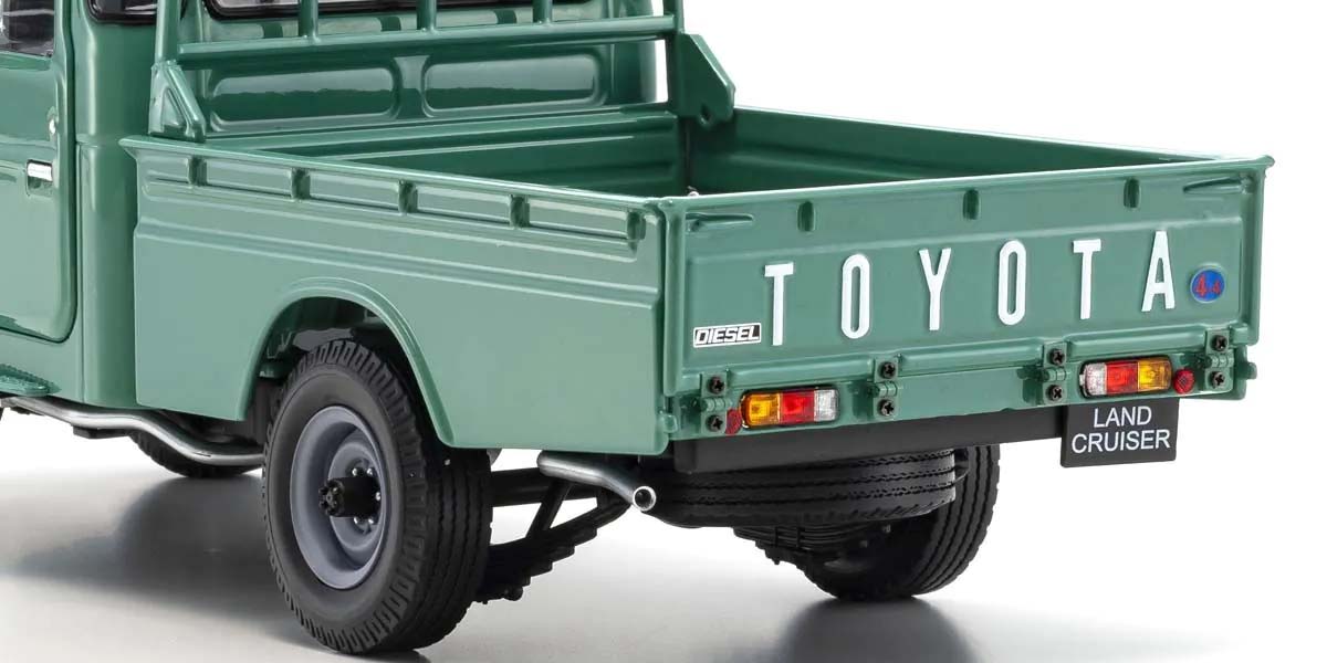 KYOSHO DIE CAST KS08958FG - Kyosho 1:18 Toyota Land Cruiser 40 Pick Up 1980 Fashion Green