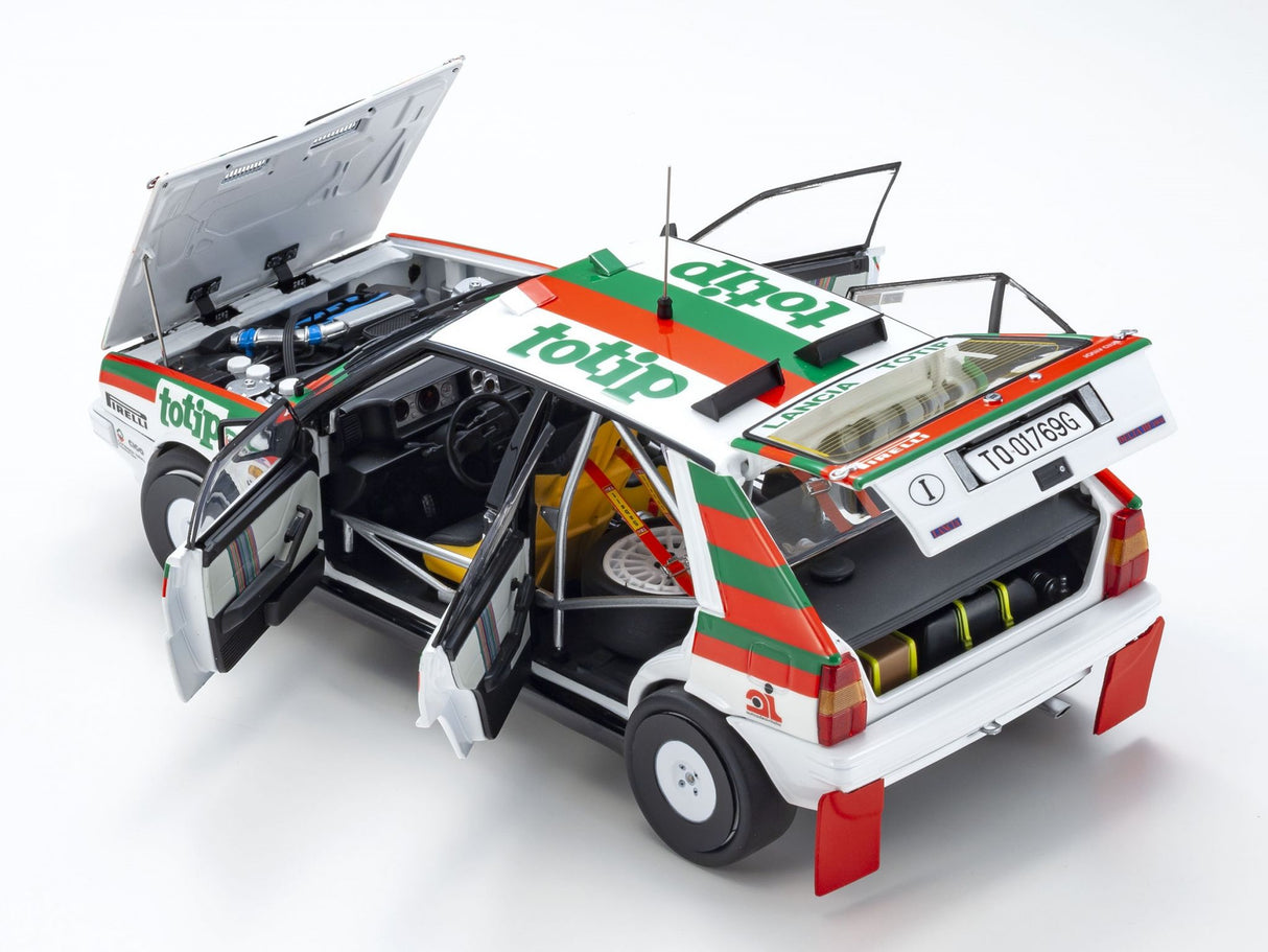 KYOSHO DIE CAST KS08960C - Kyosho 1:18 Lancia Delta HF 4WD Targa Florio 1987 Team Totip Nr.1