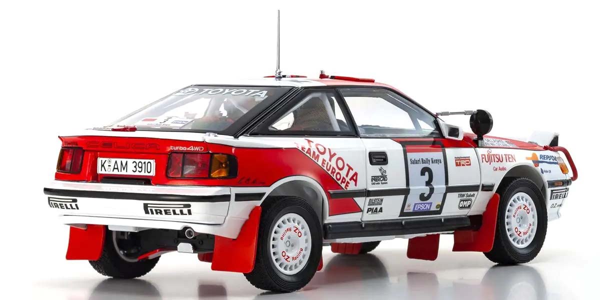 KYOSHO DIE CAST KS08961A - Kyosho 1:18 Toyota Celica GT-Four B.Waldegard Winner Safari 1990 Nr.3