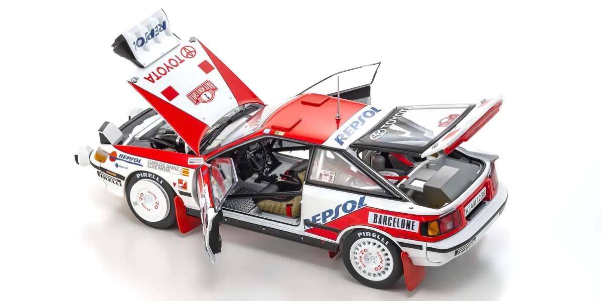 KYOSHO DIE CAST KS08961B - Kyosho 1:18 Toyota Celica GT-Four C.Sainz Winner Monte Carlo1991 Nr2