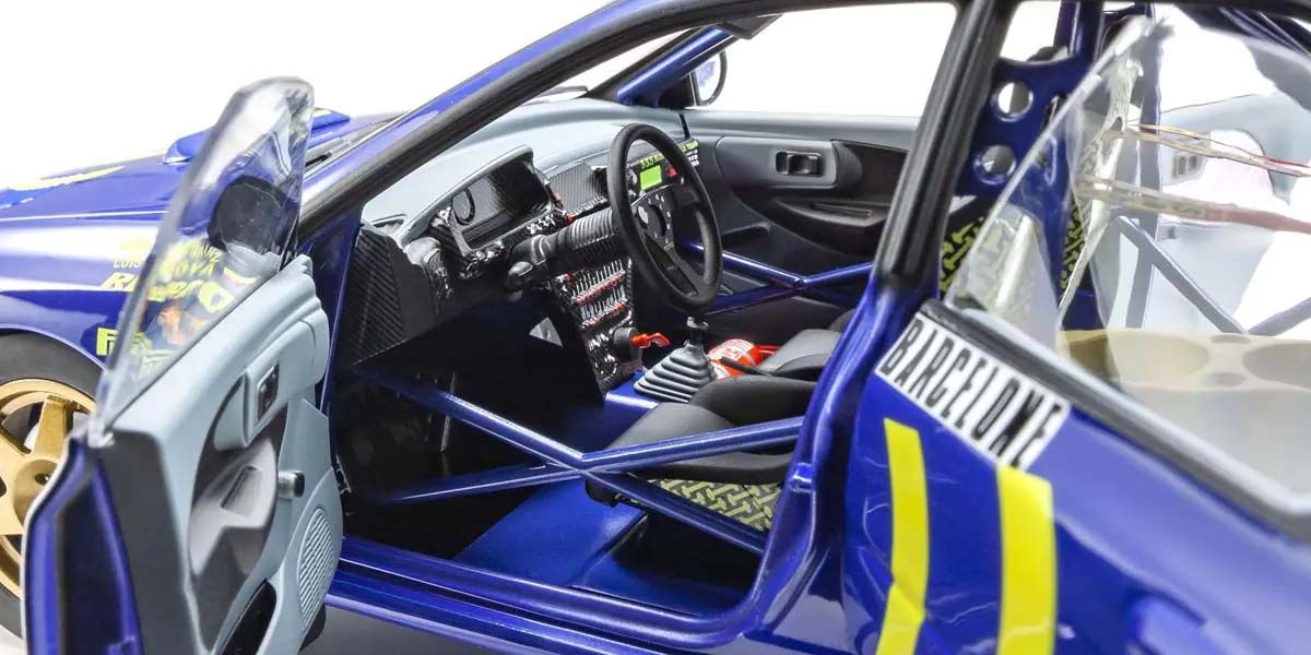 KYOSHO DIE CAST KS08962B - Kyosho 1:18 Subaru Impreza Carlos Sainz Winner Monte Carlo 1995 Nr.5