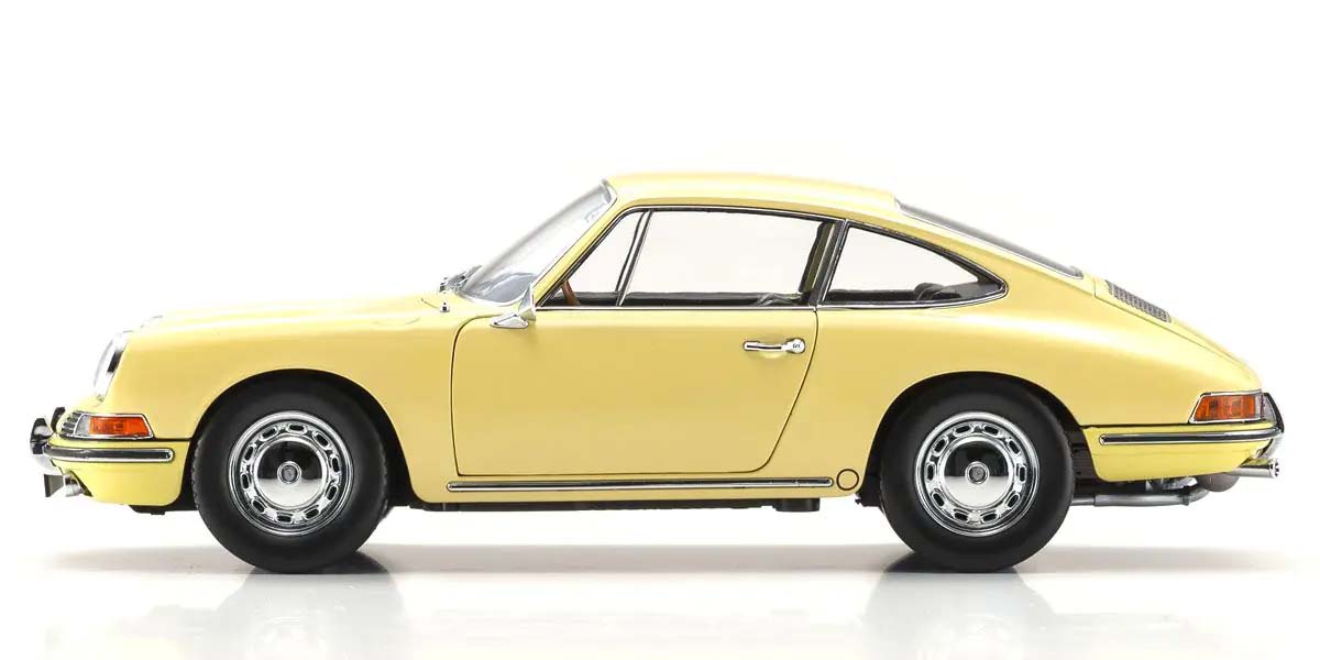 KYOSHO DIE CAST KS08969Y - Kyosho 1:18 Porsche 911 2.0 901 1964 Champagne Yellow