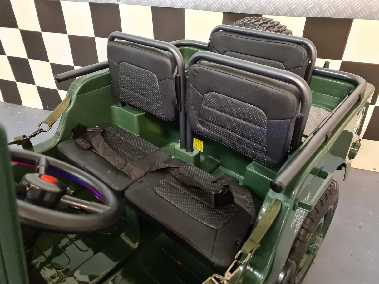 Electric children's jeep Willy 12 volts with remote control 1 person