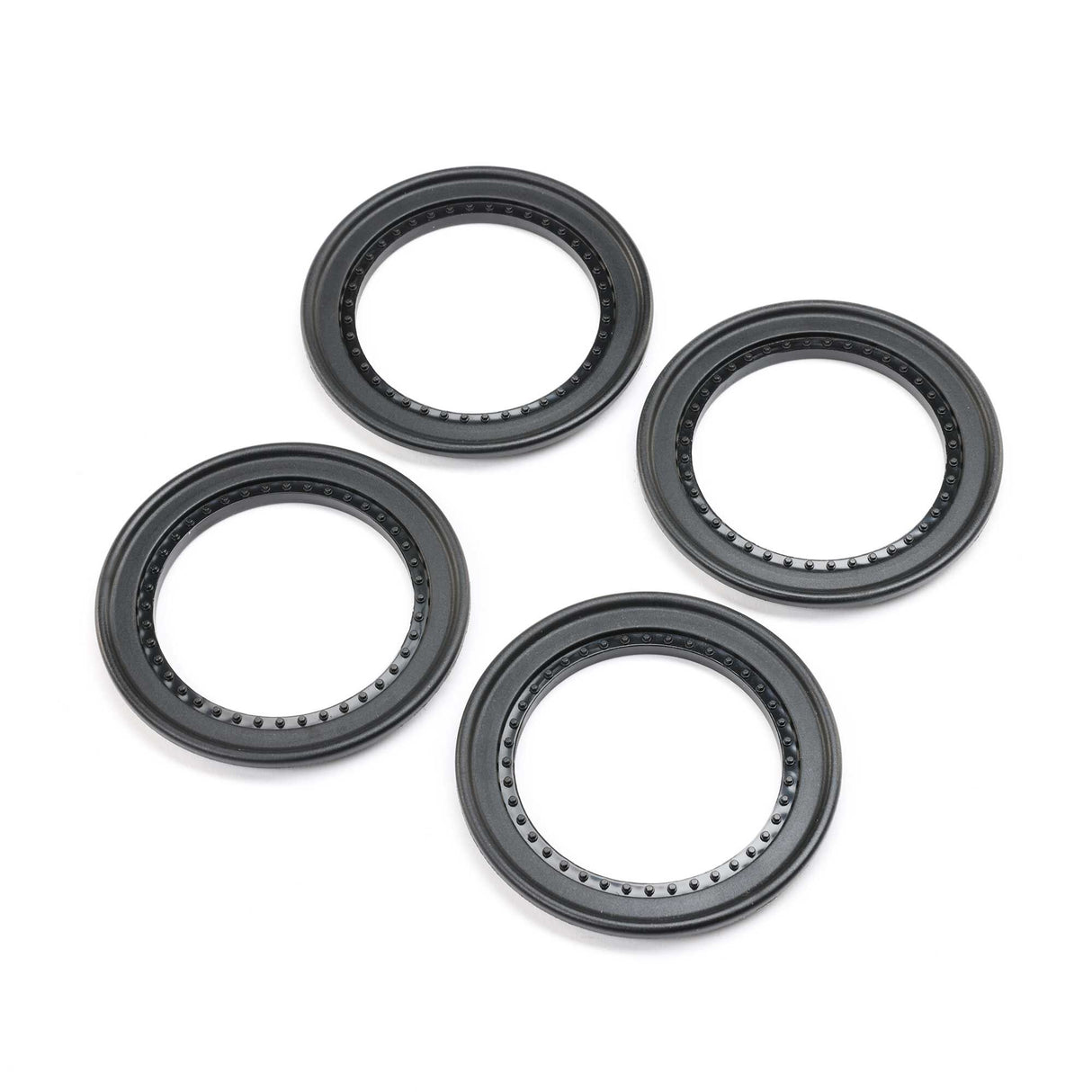 Beadlock Rings, Snap In, Black (4): LMT 2.0