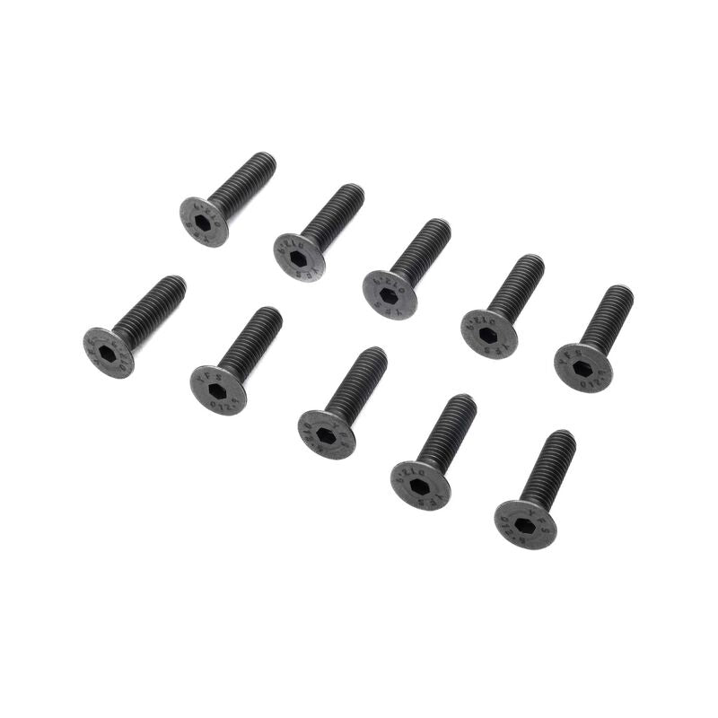 Losi Flat Head Screws M5 x 20mm STL (10)