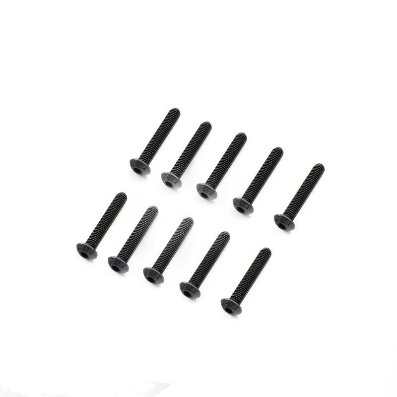 Losi Button Head Screws M5 x 30mm STL (10)