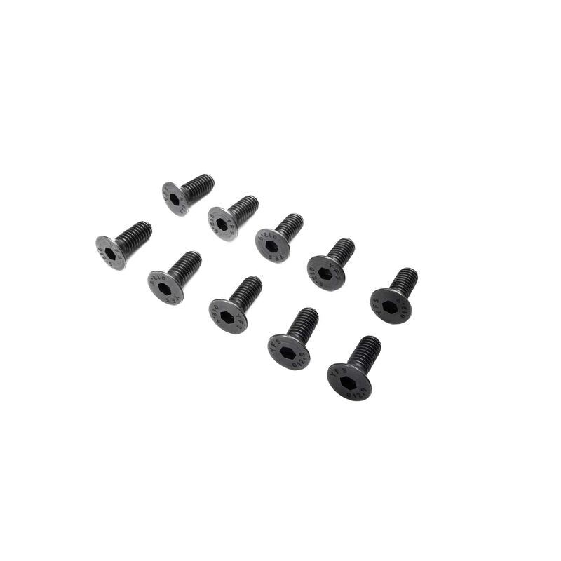 Losi Flat Head Screws M6 x 16mm STL (10)