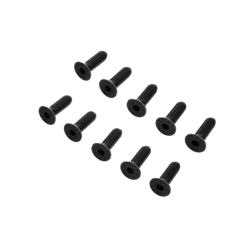 Losi Flat Head Screws M6 x 20mm STL (10)
