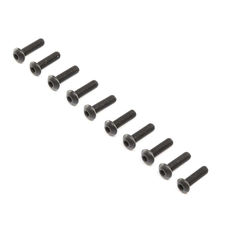 Losi Button Head Screws M4 x 16mm STL (10)