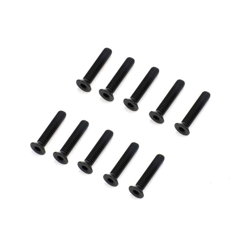 Losi Flat Head Screws M5 x 25mm STL (10)
