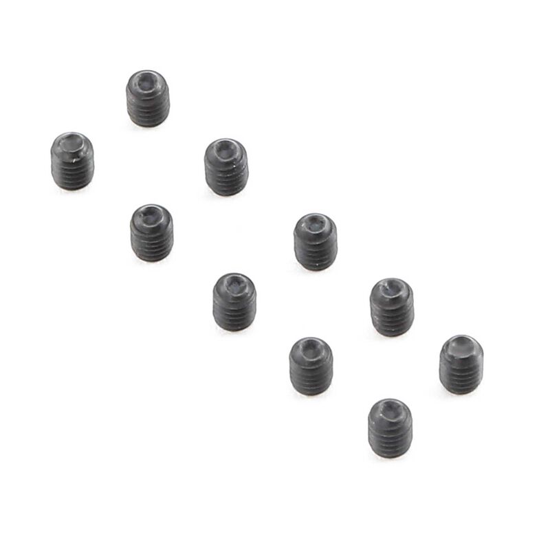 Losi Set Screw M4 x 5mm Flat Point STL (10)