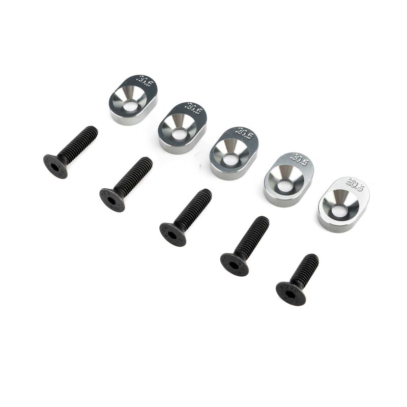 Losi Engine Mount Insert and Screws 20.5/67 (5): 5IVE-TG 3.0