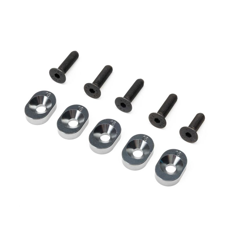 Losi Engine Mount Insert and Screws 22/67 (5): 5IVE-TG 3.0