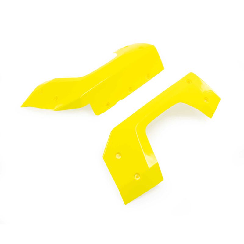 Losi Body Panel Rear Fender Left/Right Florescent Yellow: 5IVE-T 3.0
