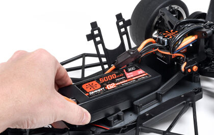 68 F100 22S Drag Car, BL RTR, Losi Gar: 1/10 2WD