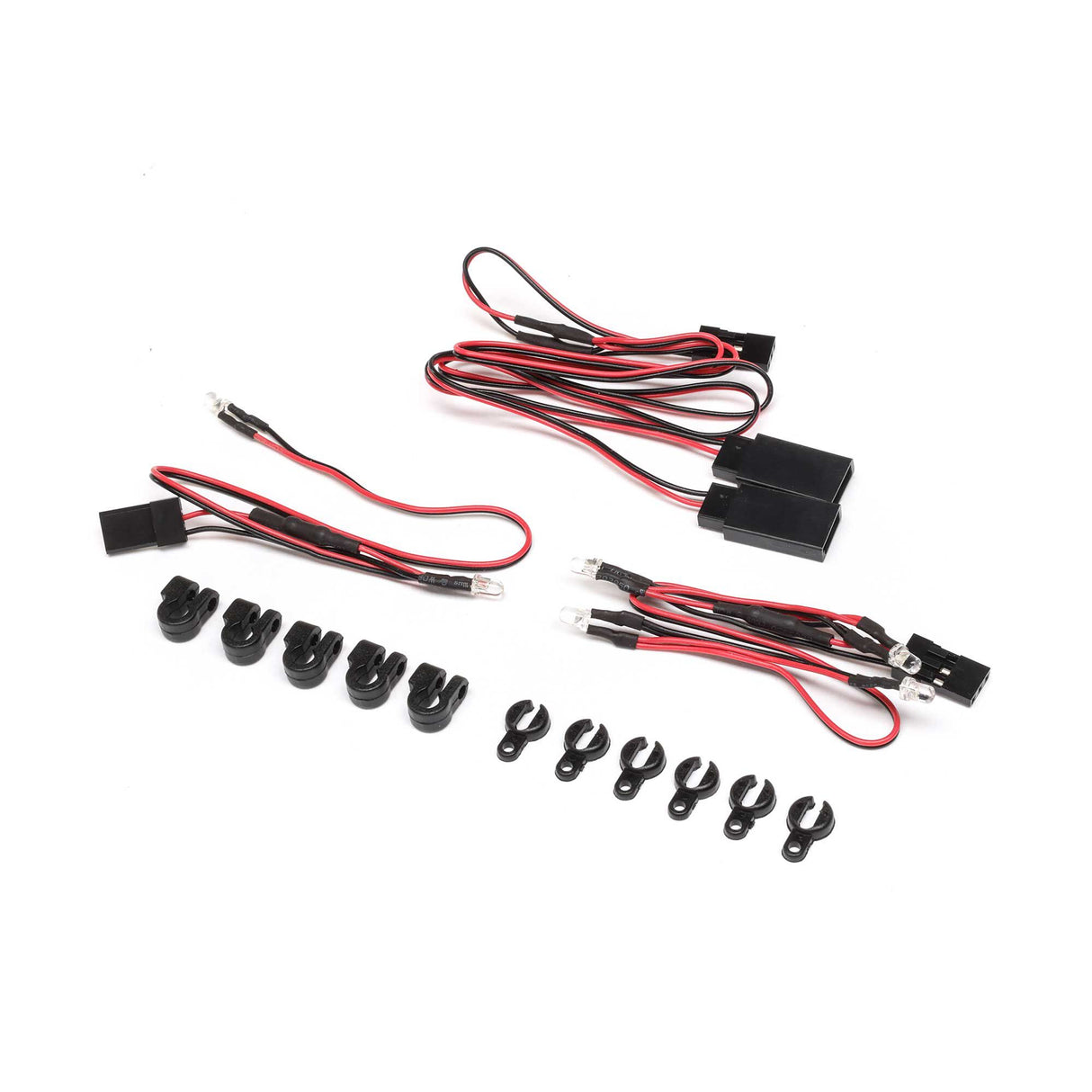 LED Set w/Holder (6) & Wire Keep (5): RZR Rey
