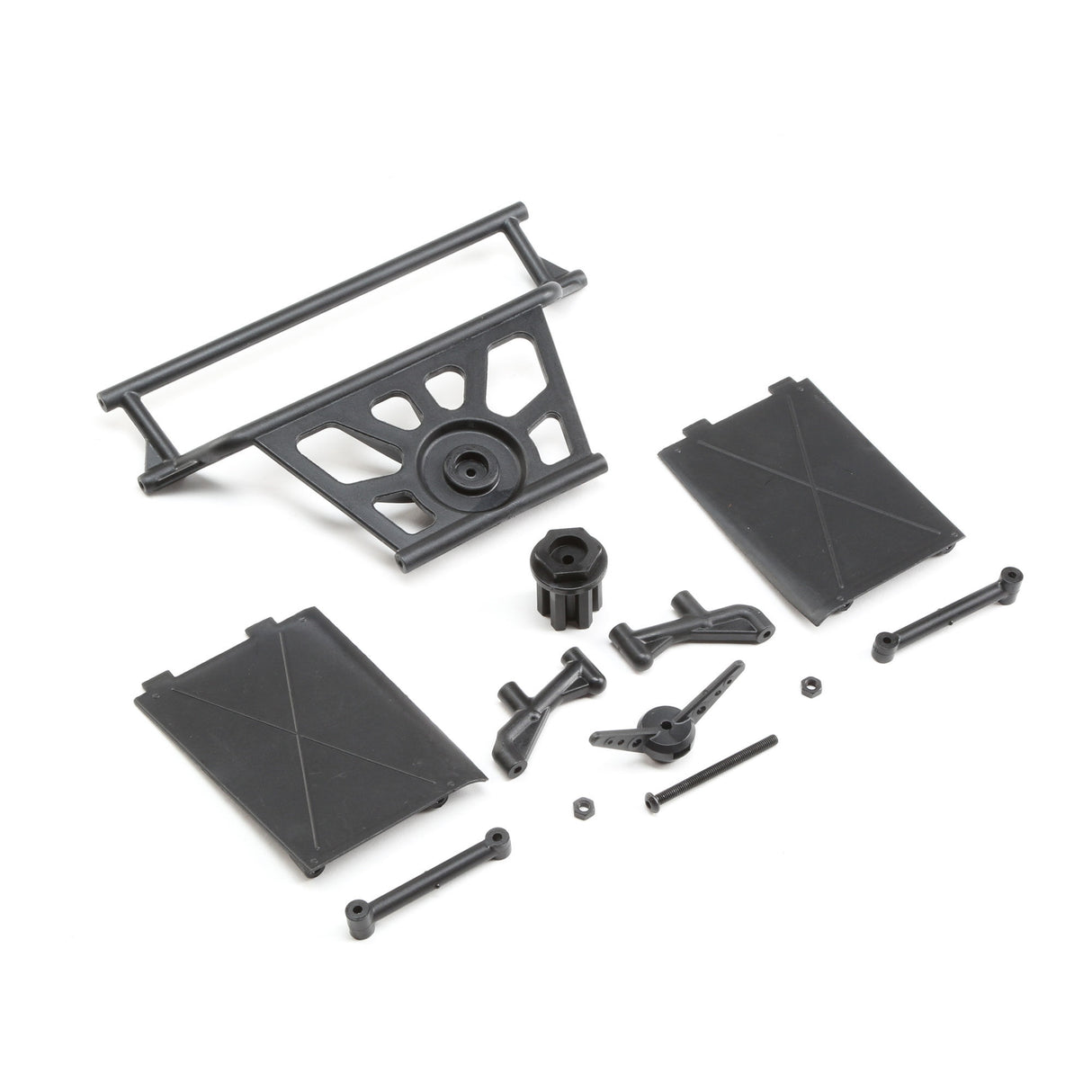 Cage Rear, Tower Supports,Mud Guards: SuperRockRey