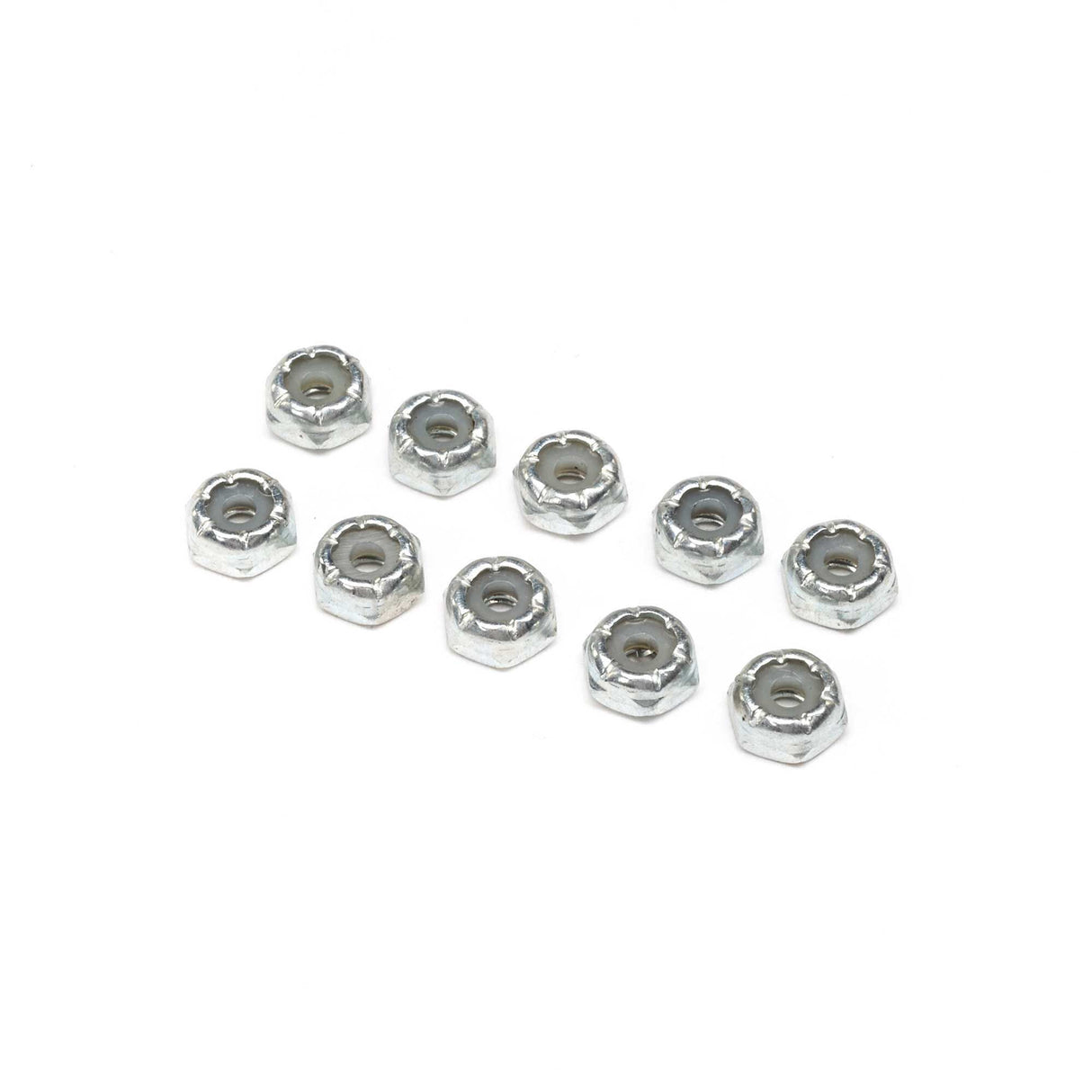 4-40 Steel Locking 1/2 Nuts (10)
