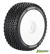 Tire & Wheel B-PIRATE 1/8 Buggy Soft White (2)*