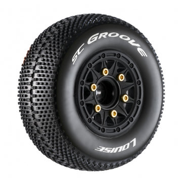 Louise RC World L-T3146SB - Tires & Wheels SC-GROOVE (Removable Hex 4pcs) Soft (2)