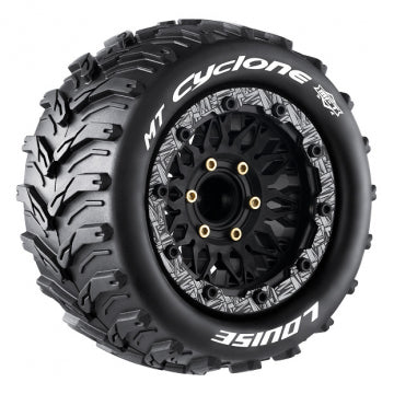Louise RC World L-T3310SX - Tires & Wheels MT-CYCLONE 1/10 MAXX Soft MFT (Removable 12, 14 & 17mm Hex) (2)