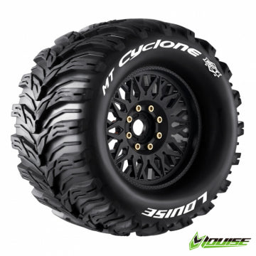 Louise RC World L-T3323X - Tires & Wheels MT-CYCLONE 3,8 Sport MFT (Removable 17mm Hex 0 & 1/2 Offset) (2)